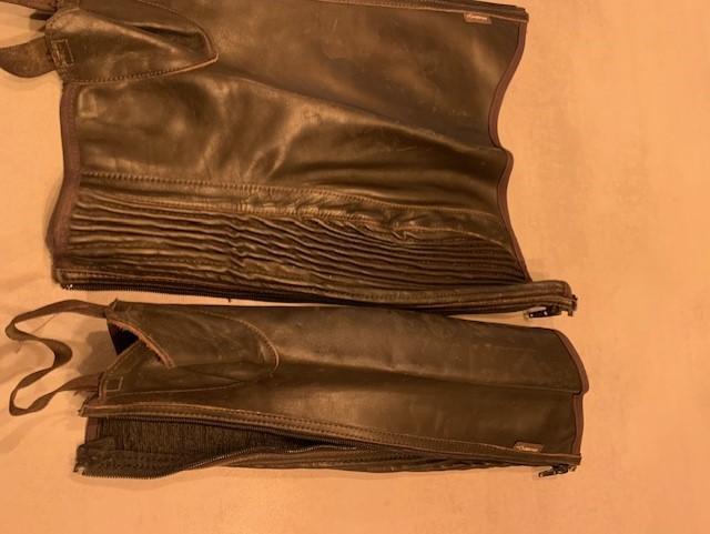 Mini chaps cuir XL soufflet