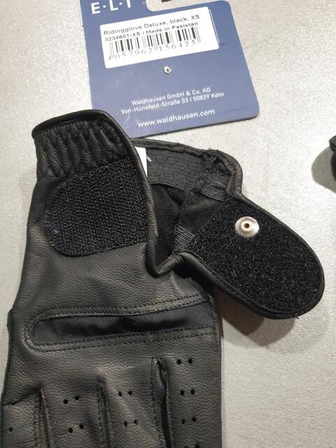 Gants noirs ELT Deluxe cuir
