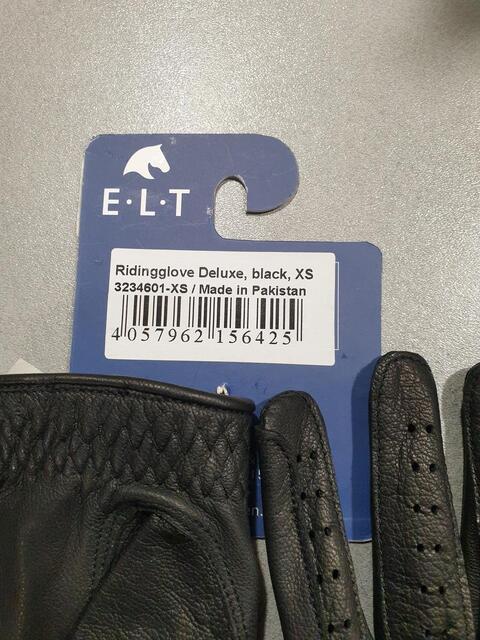 Gants noirs ELT Deluxe cuir