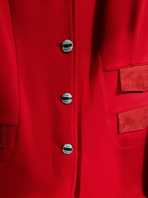 Veste de concours rouge animo