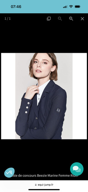Veste de concours harcour beezie