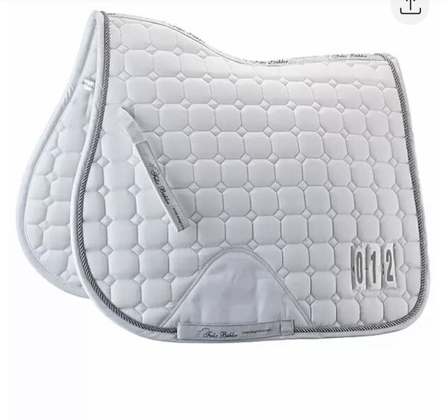 Tapis de selle de Concours blanc « Félix Bühler »