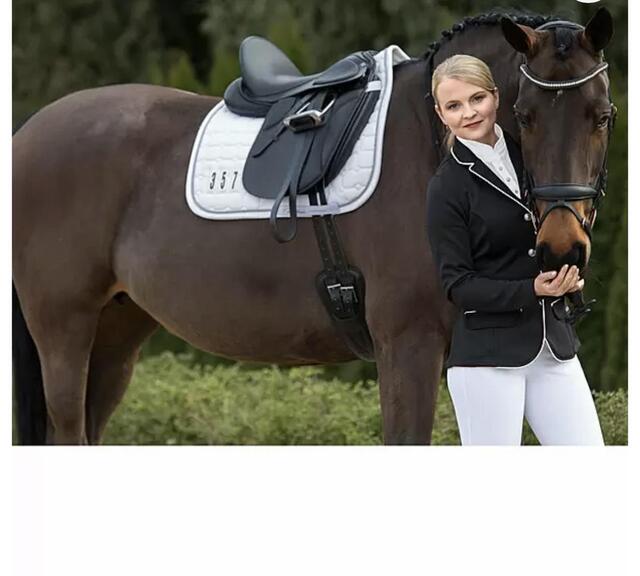 Tapis de selle de Concours blanc « Félix Bühler »