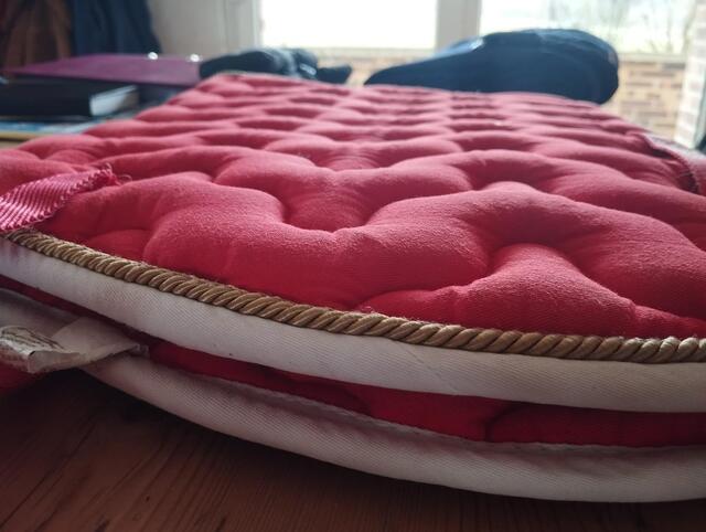 Tapis rouge poney