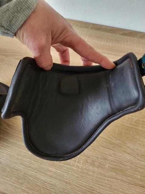 Guêtres et protèges boulets équipe en cuirs Taille M