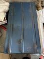 malles de rangement en acier bleu