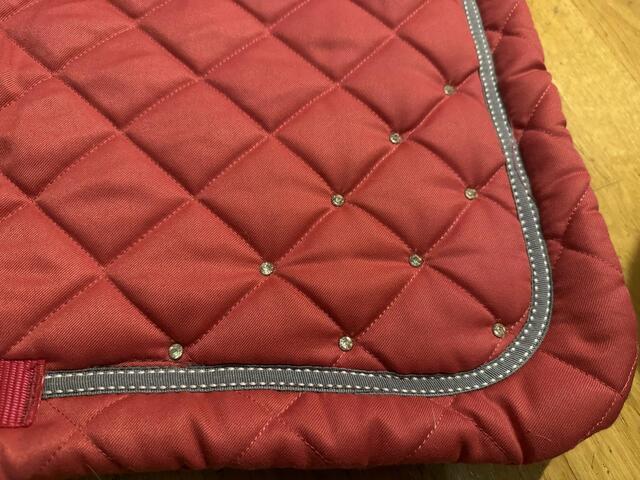 Tapis rose avec strass équitheme