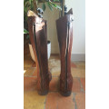 Bottes joel albert marron en cuir