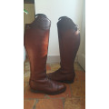Bottes joel albert marron en cuir