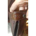 Bottes joel albert marron en cuir