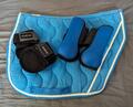 Tapis Equi-Thème Jump + Guêtres Norton bleu roi