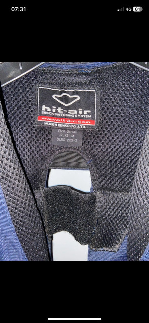 Air bag hit air