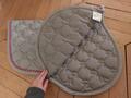 Tapis Équithème Gris/Rose
