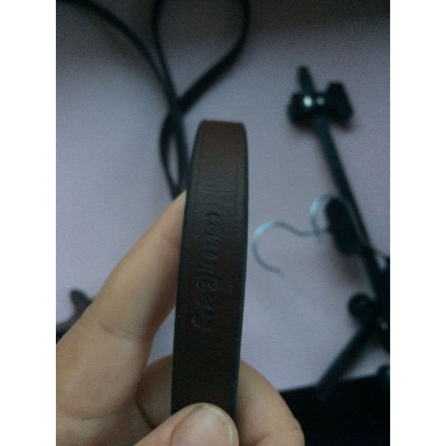 Rênes lisse avec arrêtoirs  Éric Thomas havane