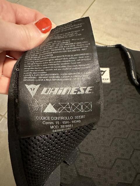 Gilet de protection dorsale Dainese taille M enfant