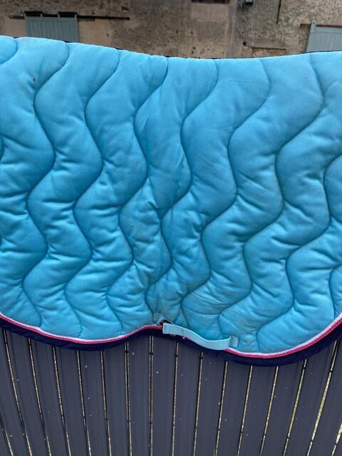 Tapis bleu mixte fouganza