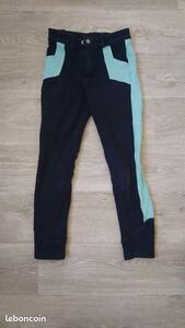 Pantalon bleu/noir