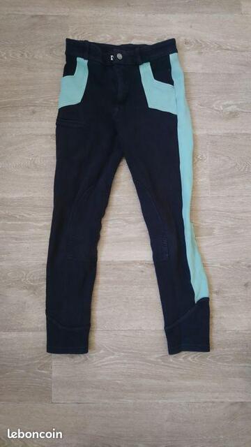 Pantalon bleu/noir