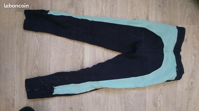 Pantalon bleu/noir