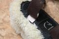 Guêtres protèges boulets Epona noir mouton naturel cob cheval