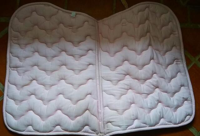 tapis de selle rose clair