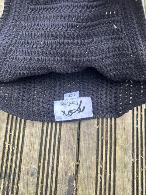 Tapis + bonnet Penelope noir