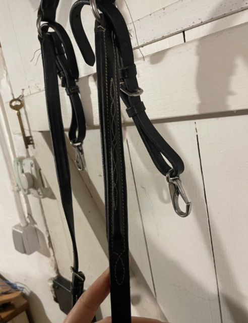 Collier de chasse cheval Norton noir