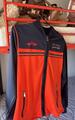 VESTE ZIP HV POLO ROUGE/MARINE MANCHE LONGUE AVEC ELEGANT LOGO EN STRASS * TAILLE M