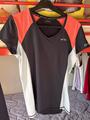 TEE SHIRT EN LYCRA HV POLO MARINE / ROUGE ET BLEU CIEL AVEC LOGO - taille M