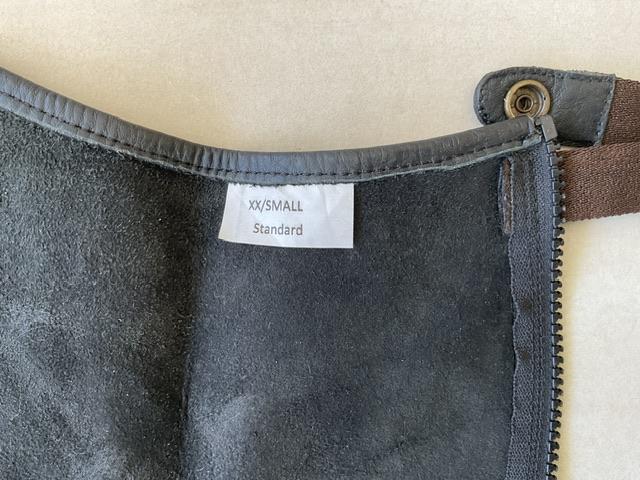 Mini chaps cuir Equitheme