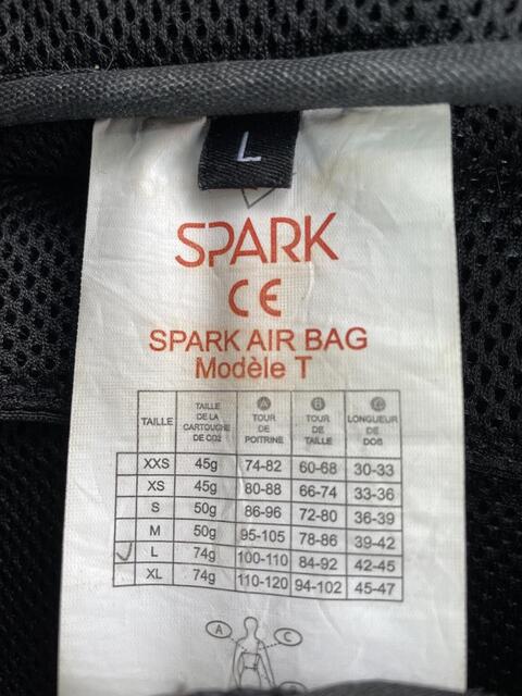 Airbag spark taille L