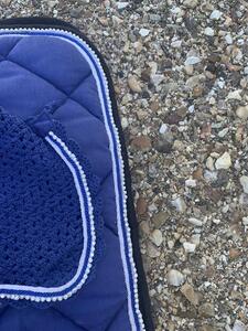 ensemble tapis bleu roi