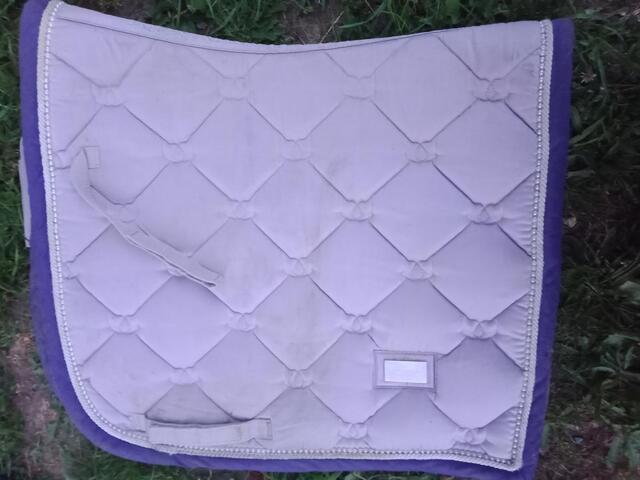 Tapis de selle lavande ES Equestrian Stockholm