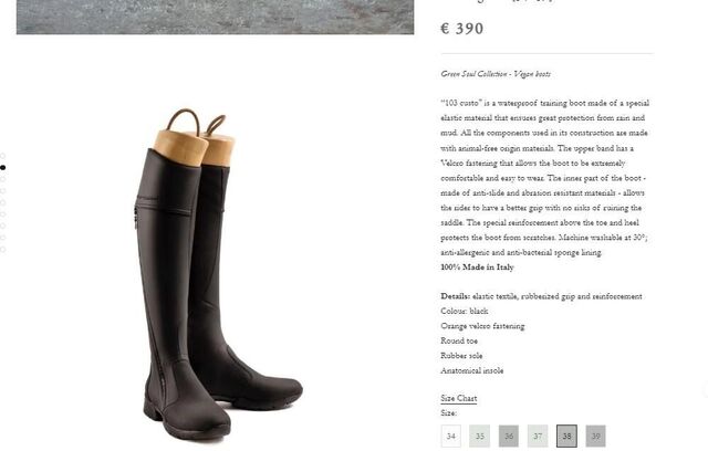 Alberto Fasciani Custo 103 Riding Boots 37 L