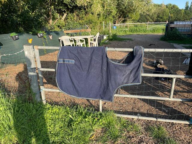 Couvre rein polaire bleu marine