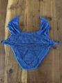 Bonnet cheval Jumpin godignon bleu électrique et gris