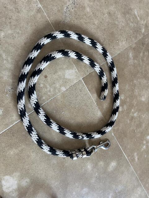 Licol noir effet crocodile