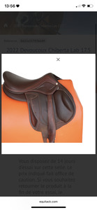Selle DEVOUCOUX Chiberta Lab 17,5