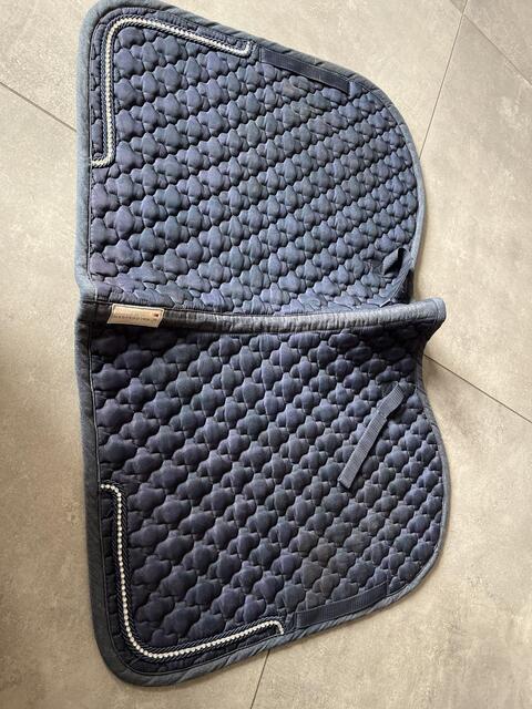 Tapis dressage bleu marine