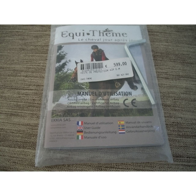 Veste Airbag Equi Theme neuve