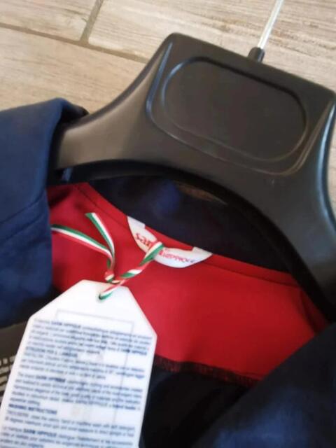 Veste équitation de compétition rouge Sarm Hippique taille 38