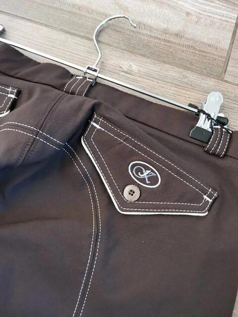 Pantalon d'équitation marron foncé Komutekir taille 40