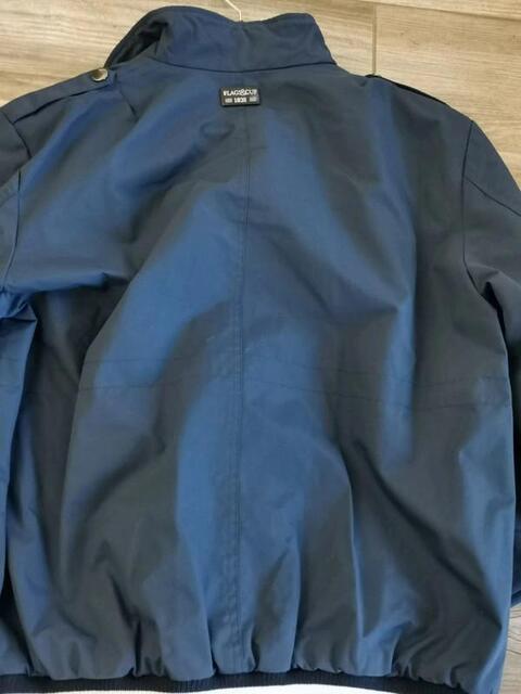 Veste bleu marine homme Flag & Cup taille L