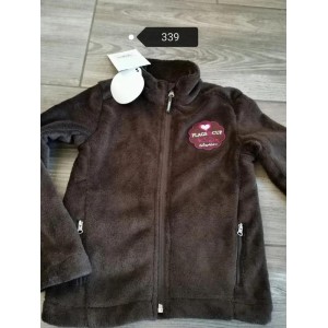Veste polaire marron Flags & Cup 4 ans
