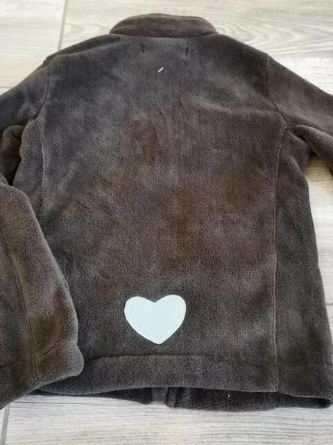 Veste polaire marron Flags & Cup 8 ans