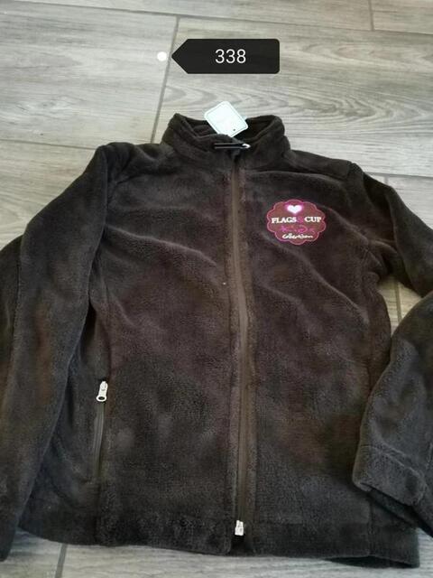Veste polaire marron Flags & Cup 6 ans