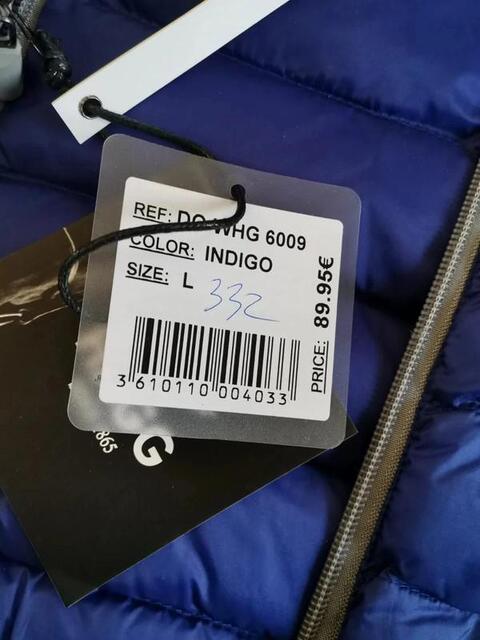 Doudoune sans manche bleue Hagg taille L