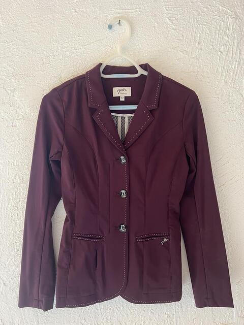 Veste concours prune Pénélope Leprevost