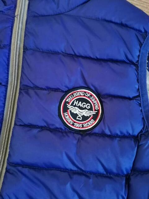 Doudoune sans manche bleue Hagg taille M