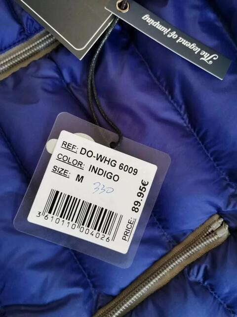 Doudoune sans manche bleue Hagg taille M